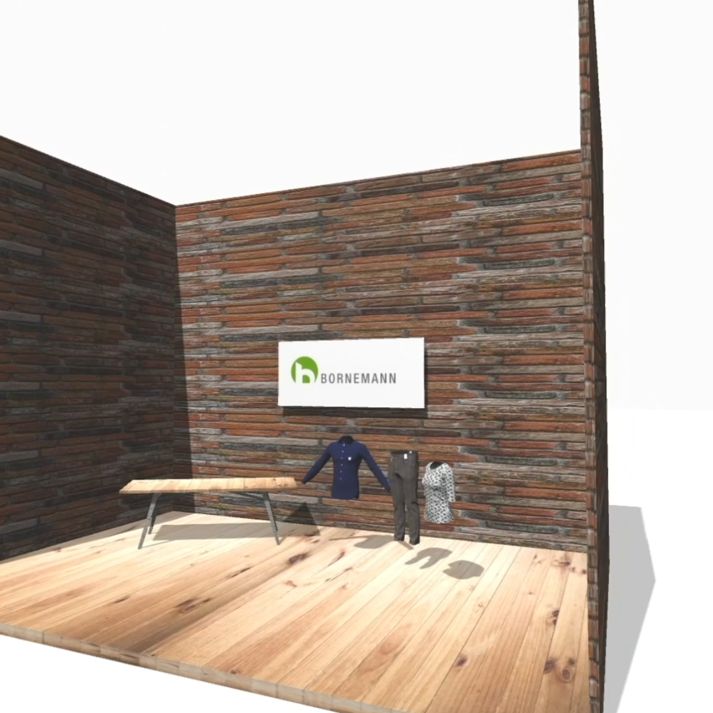 Presentation of 3D models in the digital showroom